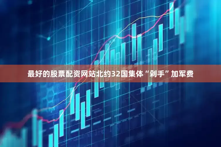 最好的股票配资网站北约32国集体“剁手”加军费