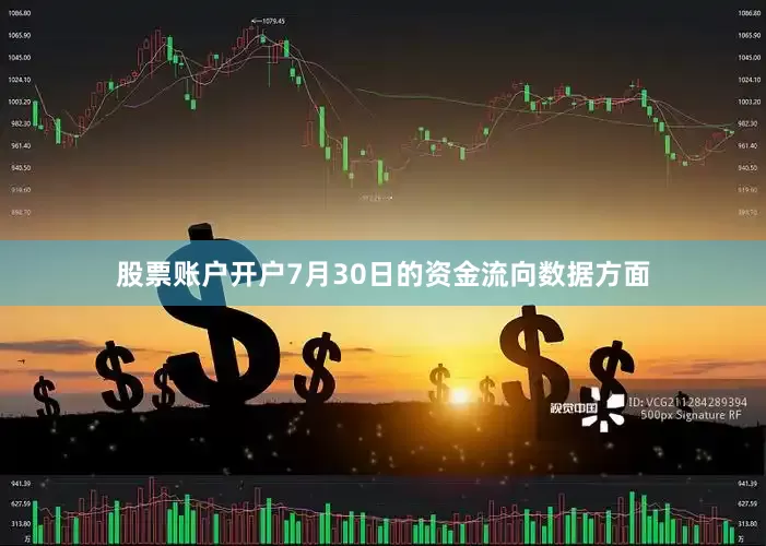 股票账户开户7月30日的资金流向数据方面