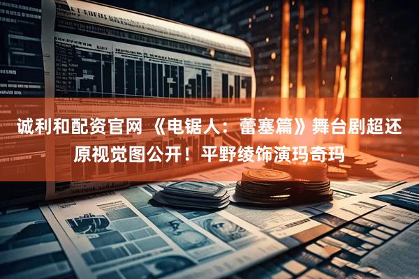 诚利和配资官网 《电锯人：蕾塞篇》舞台剧超还原视觉图公开！平野绫饰演玛奇玛